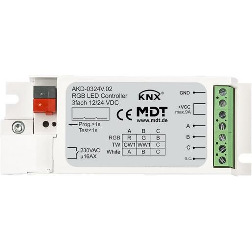 1St. MDT LED Controller 3-Kanal AKD-0324V.02 12/24V CV LED 3 einzelne Kanäle o. TW