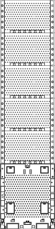 1St. F-Tronic KX7APZ Kommunikationsfeld 1-feldrig, H=1050mm, inkl. APZ, KX7APZ 7120140