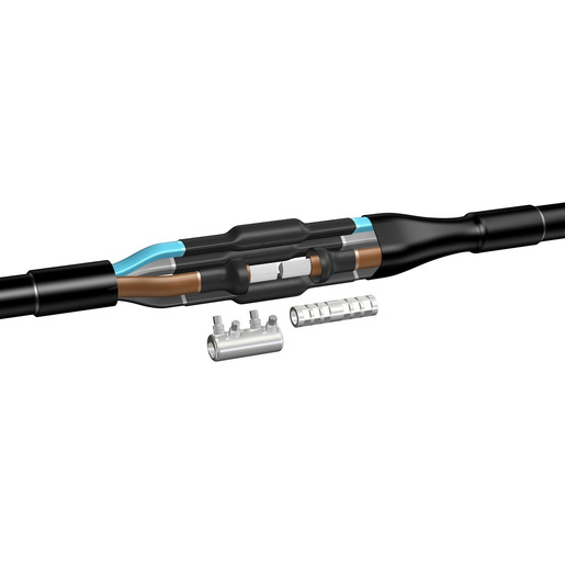 1St. Warmschrumpf-Verbindungsmuffe 1kV, 4x35-4x150 mm² ohne Verbinder