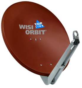 1St. Wisi OA85I 85cm Alu-Offsetantenne AZ Halter ABAKUS