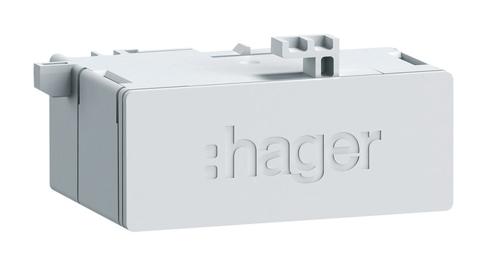 1St. Hager ZZ45WAN2PP RJ45-Buchse in Patch/Patch Ausführung 180° für WAN-Anwendung, IP20, CAT 6A