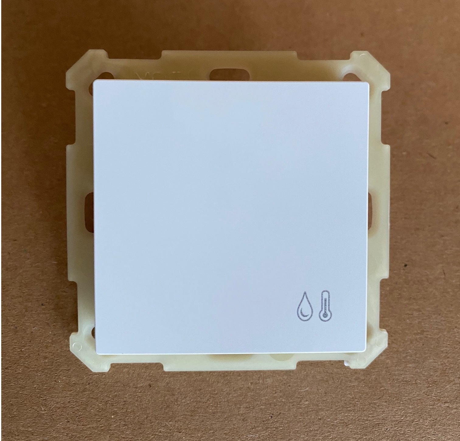 1St. MDT Raumtemperatursensor SCN-TFS55.01 mit Busankoppler reinweiß glänzend