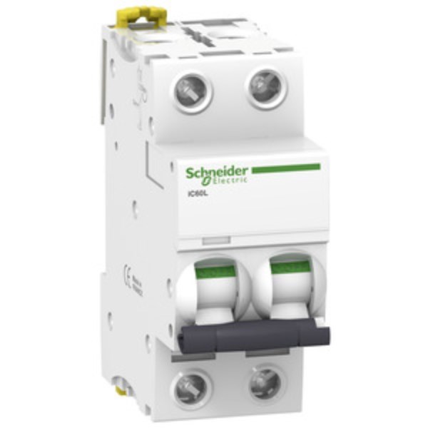 6St. Schneider Electric A9F95263 Leitungsschutzschalter iC60L, 2P, 63A, K-Charakteristik, 15kA