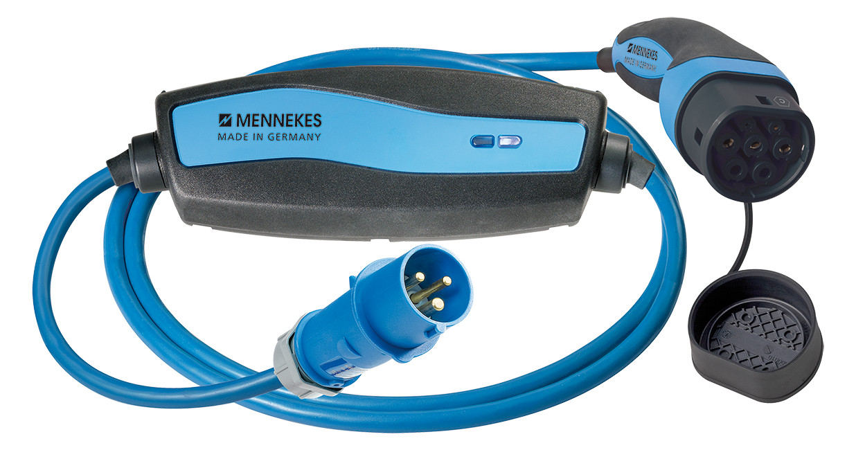 4m Mennekes 35203100062 Ladekabel Mode2 Typ 2 16A 4m