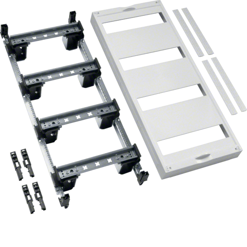 1St. Hager UD41B1 Baustein universN 600x250mm für Reiheneinbaugeräte waagerecht 4x12 PLE