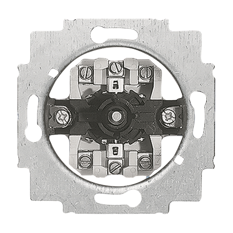 1St. Busch-Jaeger 2712 U Jalousieschalter-Einsatz, 2-polig 