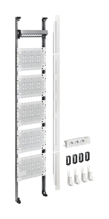 1St. Hager UF51NW Komplettfeld Multimedia universZ 1350mm 1-feld ohne Patchmodule