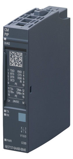 1St. SIEMENSN 6ES7137-6AA01-0BA0 SIMATIC ET 200SP CM PtP RS 232, RS 422 /