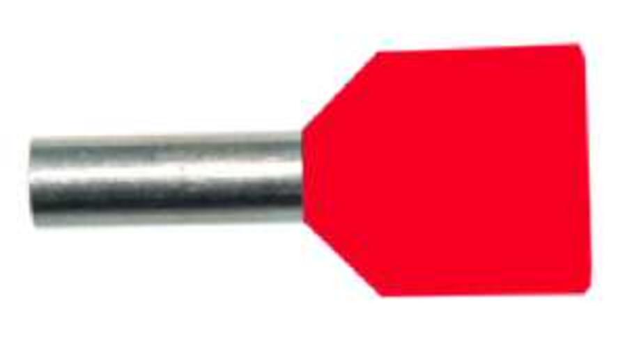 100St. Protec.class PAEH 1000D/14 Aderendhülsen doppelt 2 x 10 mm rot