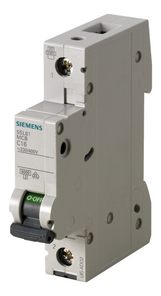 1St. Siemens 5SL6125-6 Leitungsschutzschalter 230/400V 6kA, 1-p